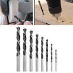 Casa si Gradina - Constructii - Scule electrice si accesorii - Seturi si accesorii pentru gaurit si insurubat - Set 8 Burghie Lemn MRG M940, Cap Plat, De la 3 mm la 10 mm - Infinity.ro