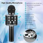 TV, Audio-Video si Foto - Audio profesionale - Microfoane profesionale - Microfon Karaoke MRG MWS858, Bluetooth, Reincarcabil, Negru - Infinity.ro