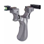 Sport si Outdoor - Camping - Accesorii camping si drumetii - Prastie Profesionala MRG M1056, de Vanatoare, Aluminiu, Laser si Boloboc - Infinity.ro