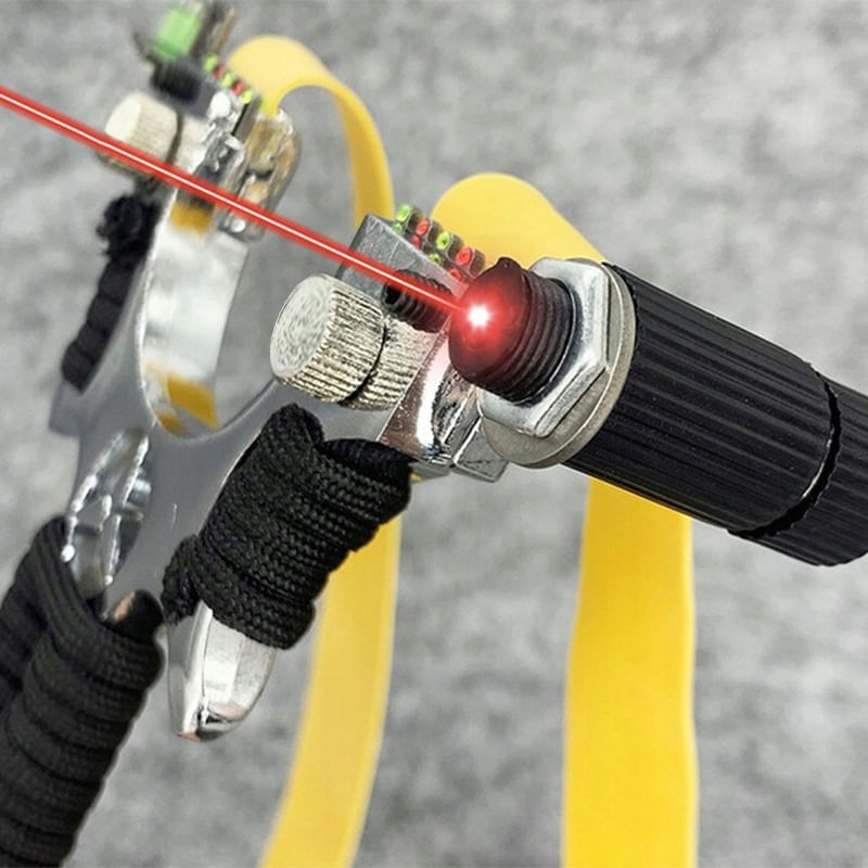 Sport si Outdoor - Camping - Accesorii camping si drumetii - Prastie Profesionala MRG M1058, de Vanatoare, Aluminiu, Laser si Boloboc - Infinity.ro