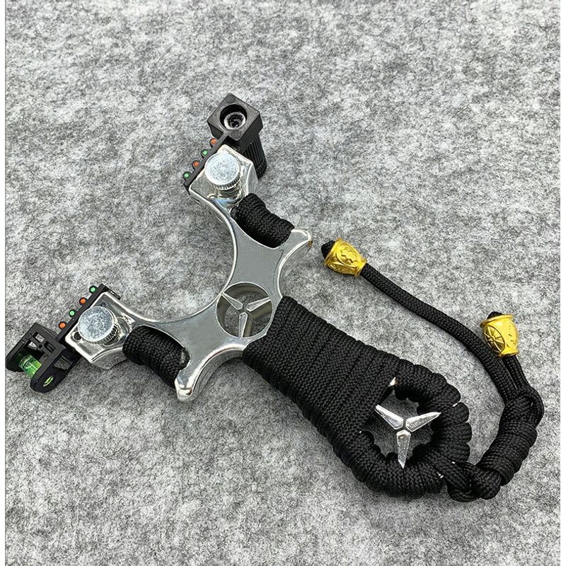 Sport si Outdoor - Camping - Accesorii camping si drumetii - Prastie Profesionala MRG M1058, de Vanatoare, Aluminiu, Laser si Boloboc - Infinity.ro