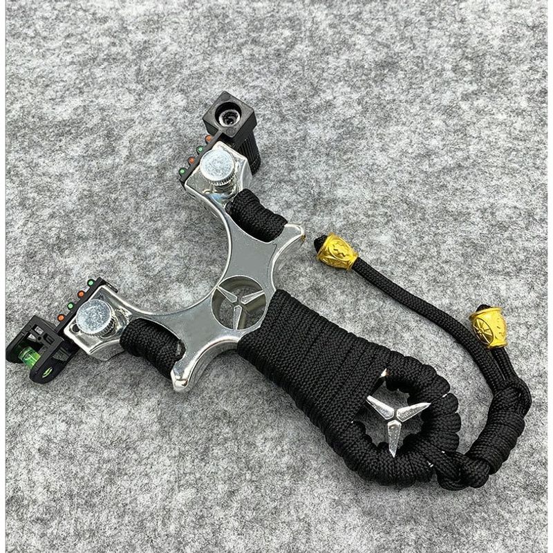 Sport si Outdoor - Camping - Accesorii camping si drumetii - Prastie Profesionala MRG M1058, de Vanatoare, Aluminiu, Laser si Boloboc - Infinity.ro