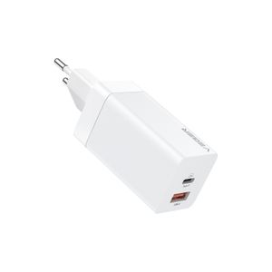Incarcator laptop Veger CPD65E, 65W, Fast Charge, USB Type-C, Alb