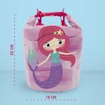 Fashion, accesorii si bijuterii - Copii - Accesorii copii - Genti si rucsacuri copii - Geanta de plaja impermeabila, pentru copii, model sirena, 25x18 cm, Perletti, 5l - Infinity.ro