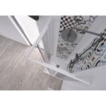 Casa si Gradina - Sanitare - Cazi si cabine de dus - Cabine dus - Cabina dus patrata IDRA, fara cadita, material PVC, 90x90x190 cm - Infinity.ro