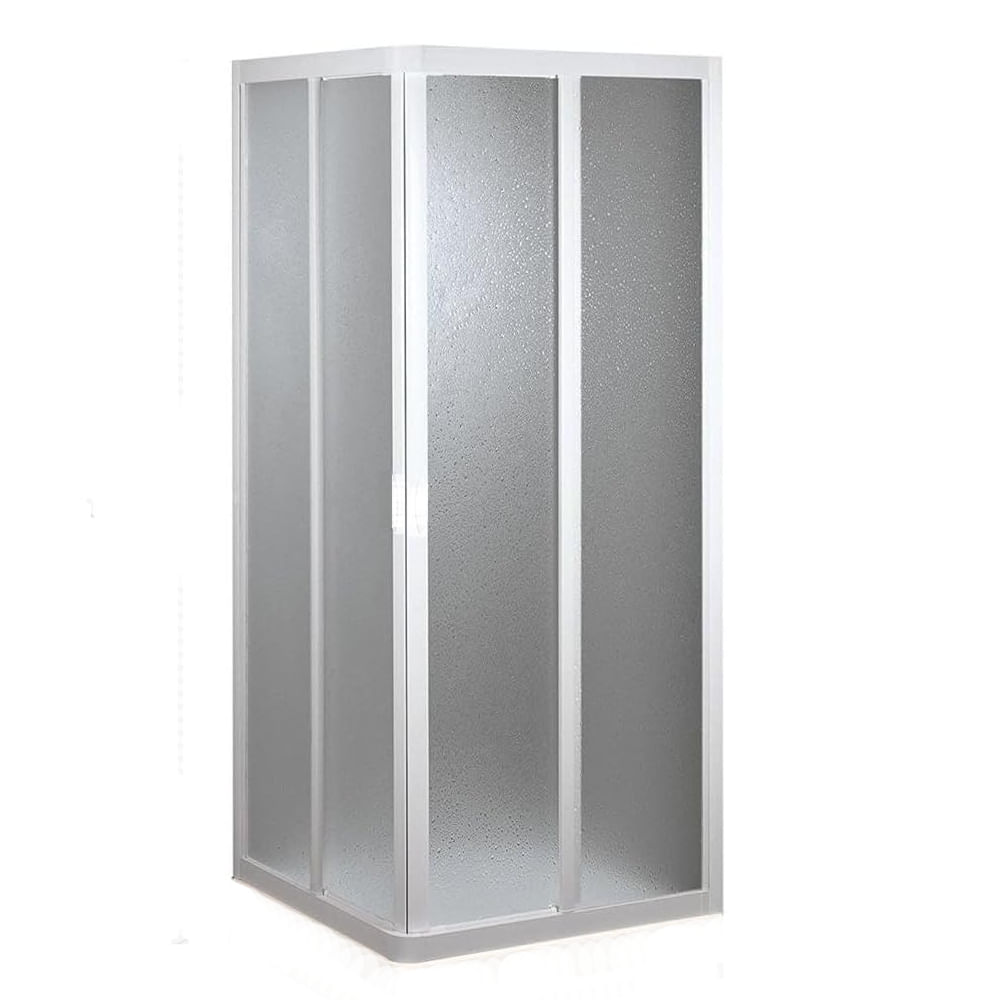 Cabina dus patrata IDRA, fara cadita, material PVC, 80x80x190 cm