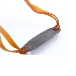 Sport si Outdoor - Camping - Accesorii camping si drumetii - Set prastie din lemn si 200 bile metalice, pentru airsoft si prastie 10 mm, 19 cm, Maro - Infinity.ro