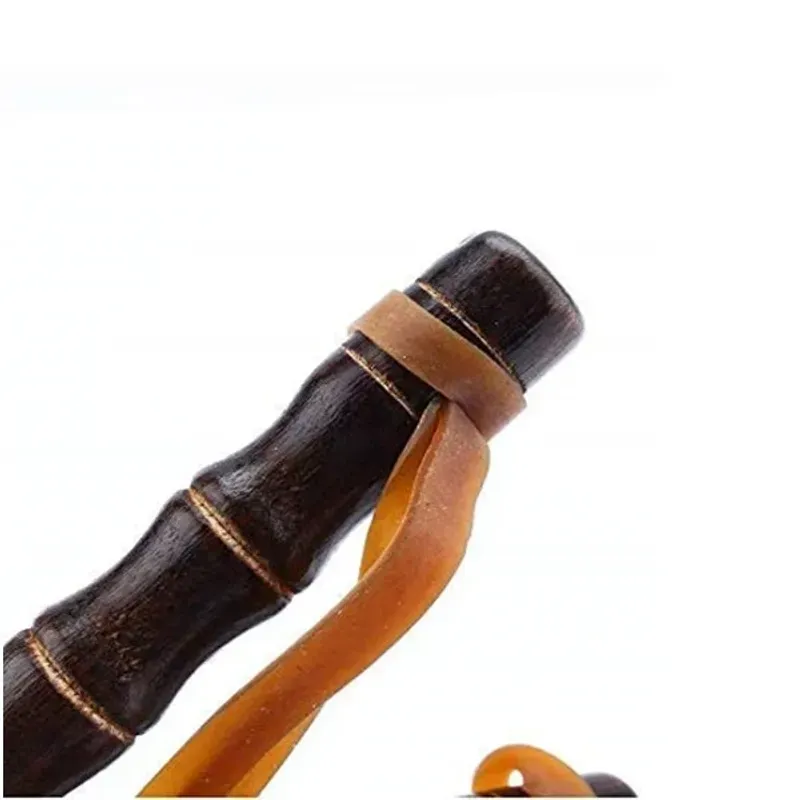 Sport si Outdoor - Camping - Accesorii camping si drumetii - Set prastie din lemn si 200 bile metalice, pentru airsoft si prastie 10 mm, 19 cm, Maro - Infinity.ro