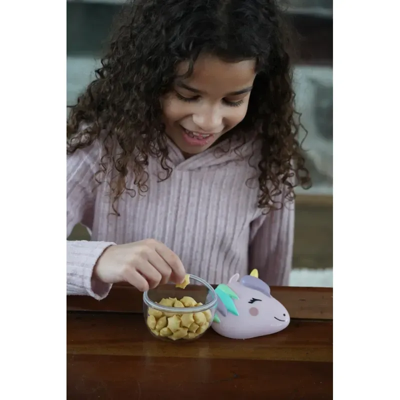 Jucarii, Copii si Bebe - Hrana si alaptare - Scaune de masa bebe - Recipient Hrana Bebe, Melii, Model Unicorn - Infinity.ro