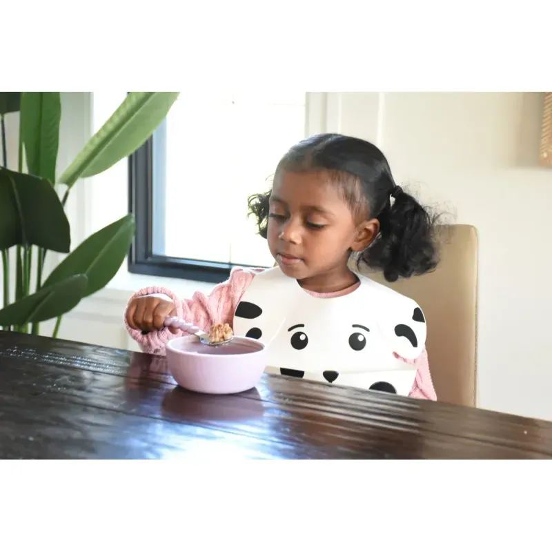 Jucarii, Copii si Bebe - Hrana si alaptare - Scaune de masa bebe - Castronel Silicon Cu Capac Si Tacamuri, Melii, Model Pisica - Infinity.ro