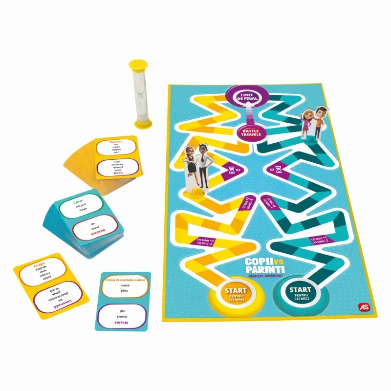 Jucarii, Copii si Bebe - Jucarii si jocuri - Jocuri si puzzle - Jocuri de societate - Joc De Societate Copii Vs Parinti Gaseste Cuvantul - Infinity.ro