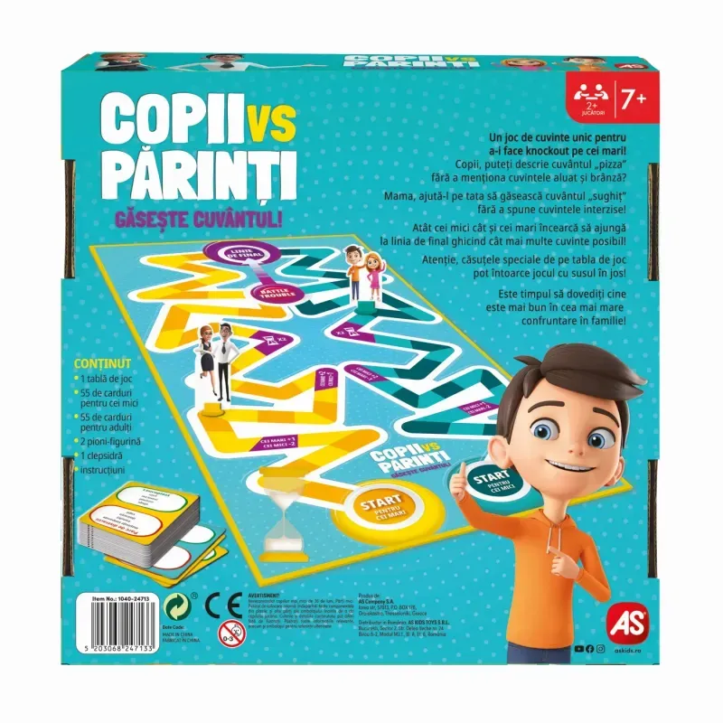 Jucarii, Copii si Bebe - Jucarii si jocuri - Jocuri si puzzle - Jocuri de societate - Joc De Societate Copii Vs Parinti Gaseste Cuvantul - Infinity.ro