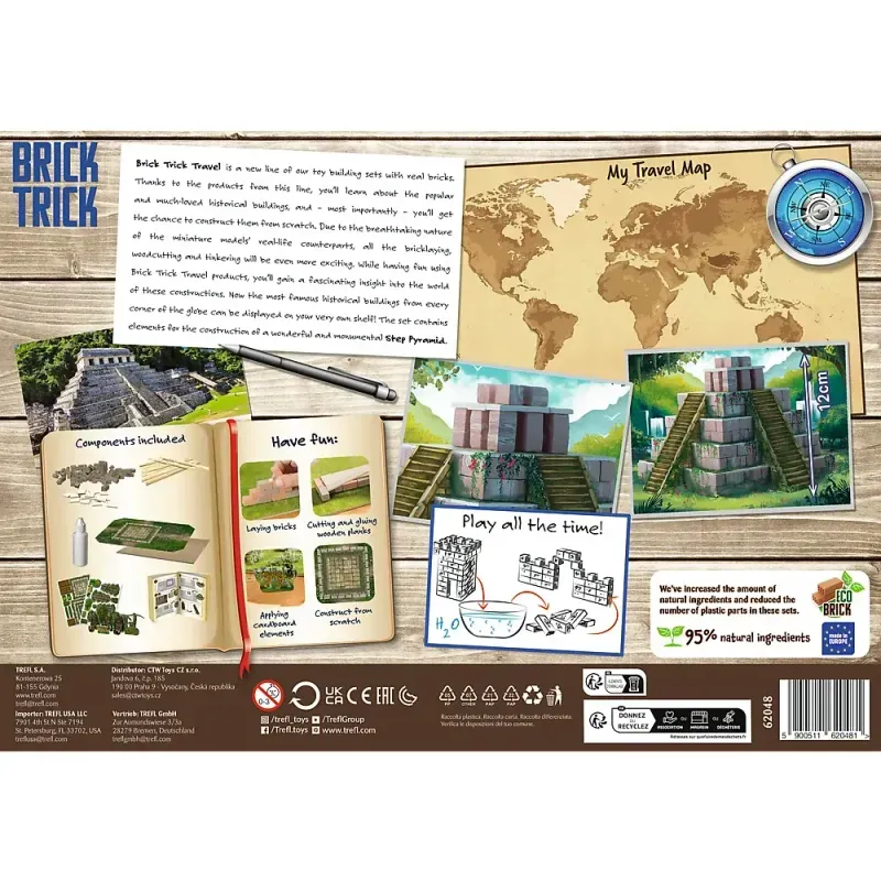 Jucarii, Copii si Bebe - Jucarii si jocuri - Jocuri si puzzle - Puzzle - Brick Trick M Travel Piramida - Infinity.ro