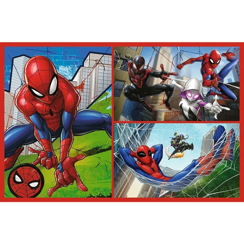 Jucarii, Copii si Bebe - Jucarii si jocuri - Jocuri si puzzle - Puzzle - Puzzle Trefl 2x70 Marvel Spider-man Aventurile Lui Spider-man - Infinity.ro