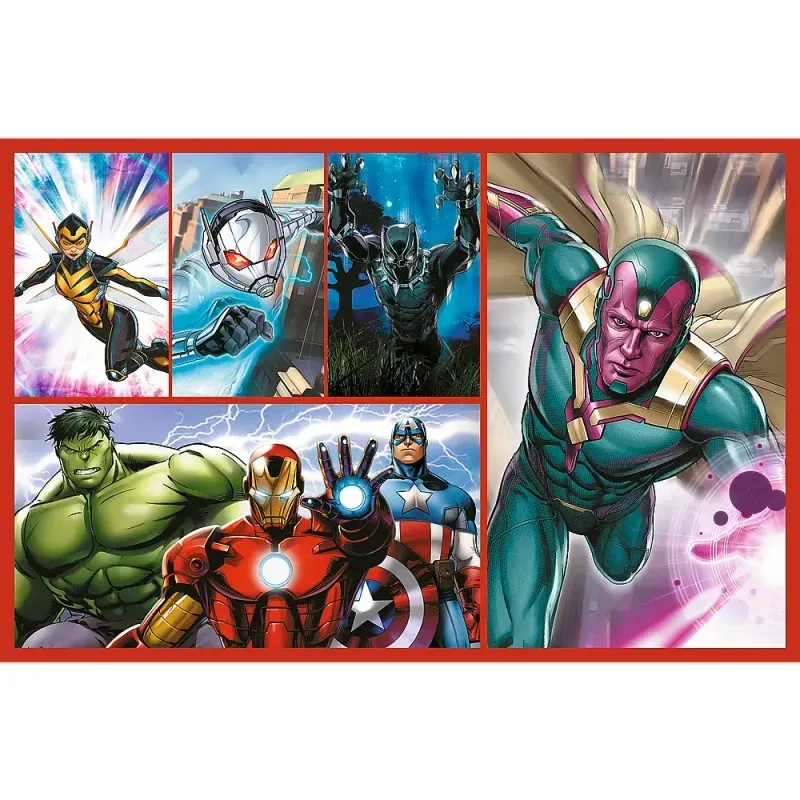 Jucarii, Copii si Bebe - Jucarii si jocuri - Jocuri si puzzle - Puzzle - Puzzle Trefl 2x70 Marvel Avengers Misiunea Super Eroilor Marvel Avengers - Infinity.ro