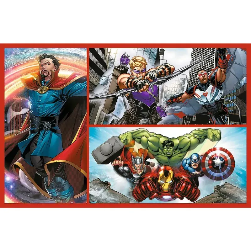 Jucarii, Copii si Bebe - Jucarii si jocuri - Jocuri si puzzle - Puzzle - Puzzle Trefl 2x70 Marvel Avengers Misiunea Super Eroilor Marvel Avengers - Infinity.ro