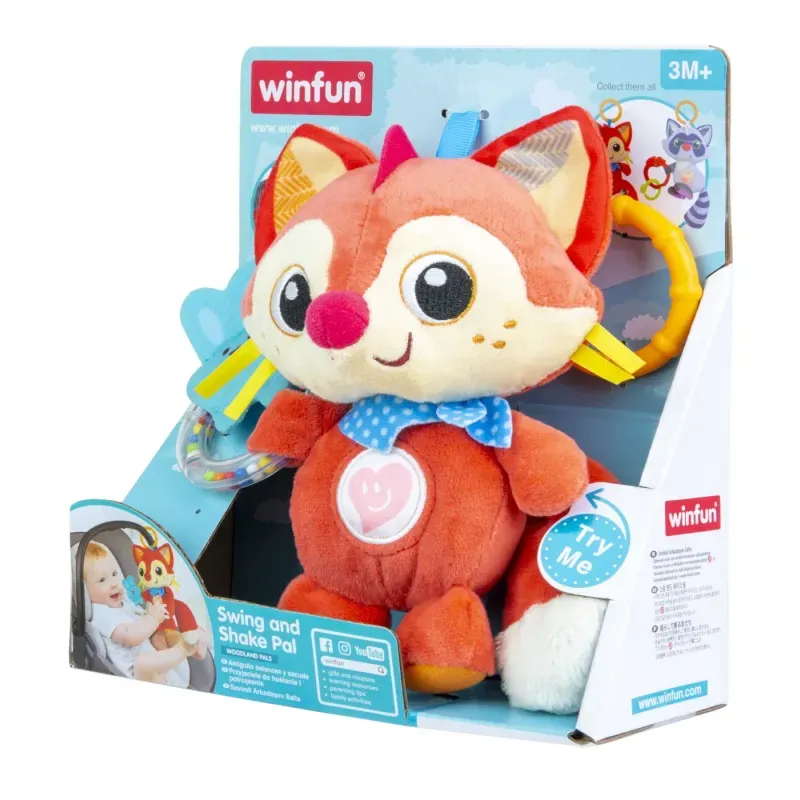 Jucarii, Copii si Bebe - Jucarii si jocuri - Jucarii bebelusi - Jucarii interactive bebelusi - Winfun Vulpita Cu Sunete Si Lumini - Infinity.ro