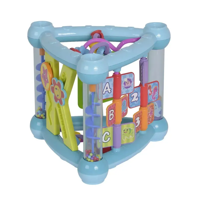 Jucarii, Copii si Bebe - Jucarii si jocuri - Jucarii bebelusi - Jucarii interactive bebelusi - Abc Triunghi Multifunctional Cu Activitati - Infinity.ro