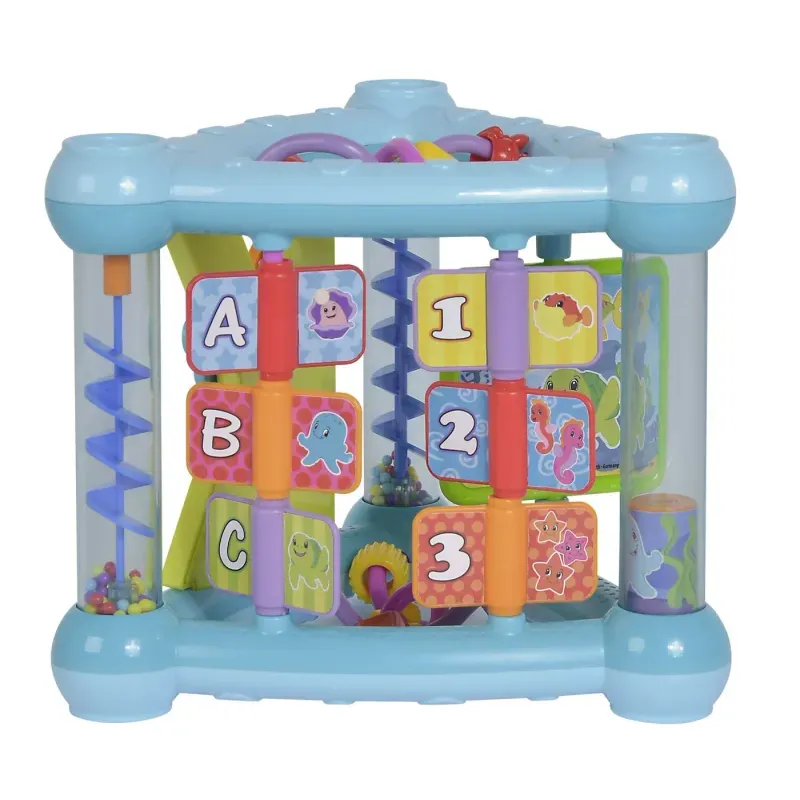 Jucarii, Copii si Bebe - Jucarii si jocuri - Jucarii bebelusi - Jucarii interactive bebelusi - Abc Triunghi Multifunctional Cu Activitati - Infinity.ro