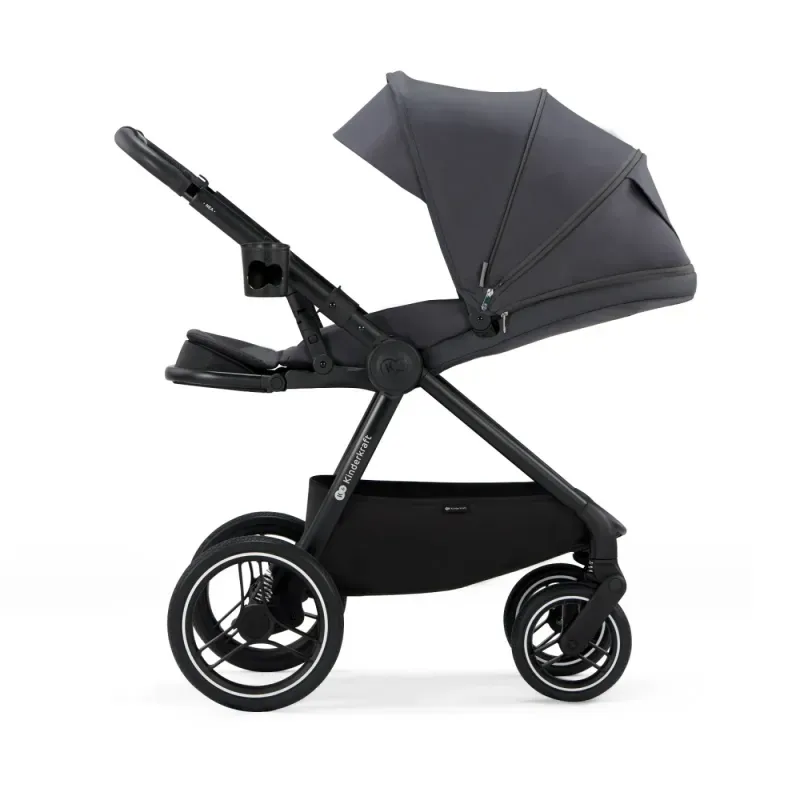 Jucarii, Copii si Bebe - Carucioare si articole de transport - Carucioare - Carucioare 2 in 1 - Carucior Multifunctional 2in1 Kinderkraft Nea Dark Grey - Infinity.ro