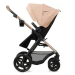 Jucarii, Copii si Bebe - Carucioare si articole de transport - Carucioare - Carucioare 3 in 1 - Carucior Multifunctional Kinderkraft Moov 2 Eva 4in1 Sand Beige - Infinity.ro