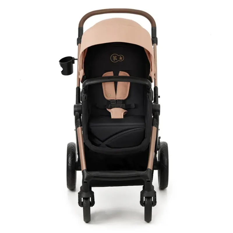 Jucarii, Copii si Bebe - Carucioare si articole de transport - Carucioare - Carucioare 3 in 1 - Carucior Multifunctional Kinderkraft Moov 2 Eva 4in1 Sand Beige - Infinity.ro