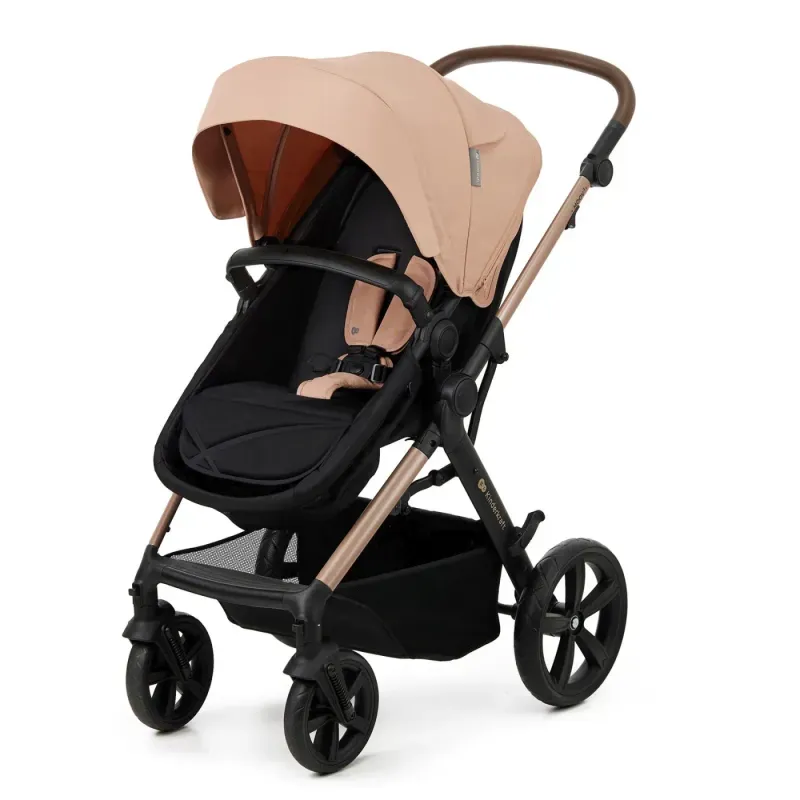 Jucarii, Copii si Bebe - Carucioare si articole de transport - Carucioare - Carucioare 3 in 1 - Carucior Multifunctional Kinderkraft Moov 2 Eva 4in1 Sand Beige - Infinity.ro