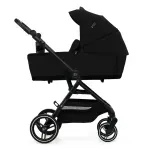 Jucarii, Copii si Bebe - Carucioare si articole de transport - Carucioare - Carucioare 3 in 1 - Carucior Kinderkraft Yoxi 3in1 (mink Pro) Pure Black - Infinity.ro