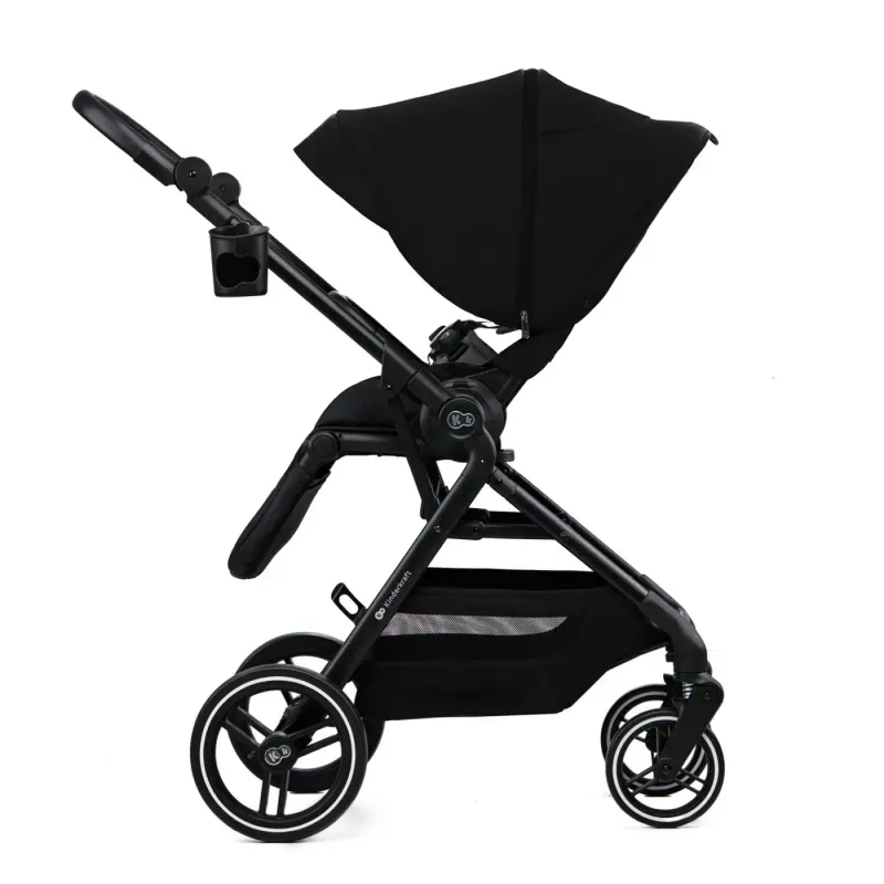 Jucarii, Copii si Bebe - Carucioare si articole de transport - Carucioare - Carucioare 3 in 1 - Carucior Kinderkraft Yoxi 3in1 (mink Pro) Pure Black - Infinity.ro