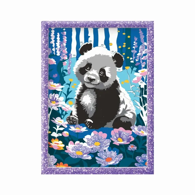 Jucarii, Copii si Bebe - Jucarii si jocuri - Jucarii & jocuri educative - Jocuri si jucarii educative - Happi Hobbi Picteaza Inrameaza Panda Visator - Infinity.ro