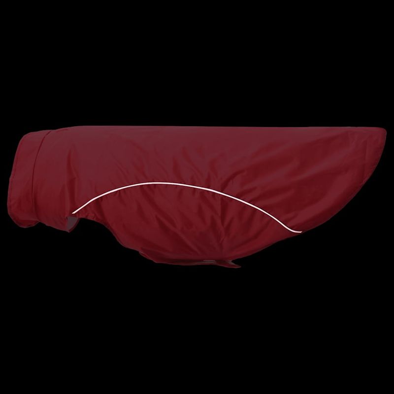 Petshop - Articole imbracaminte - Haine animale - Pelerina de ploaie pentru caini cu benzi reflectorizante 4XL, roșu - Infinity.ro