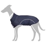 Petshop - Articole imbracaminte - Haine animale - Pelerina de ploaie pentru caini cu benzi reflectorizante XL, bleumarin - Infinity.ro