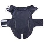 Petshop - Articole imbracaminte - Haine animale - Pelerina de ploaie pentru caini cu benzi reflectorizante XL, bleumarin - Infinity.ro