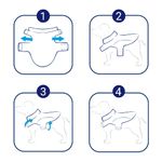 Petshop - Articole imbracaminte - Haine animale - Pelerina de ploaie pentru caini cu benzi reflectorizante M, galben - Infinity.ro