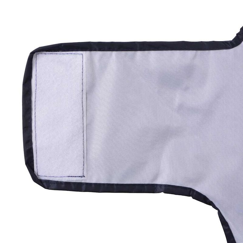 Petshop - Articole imbracaminte - Haine animale - Pelerina de ploaie pentru caini cu benzi reflectorizante M, bleumarin - Infinity.ro