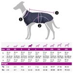 Petshop - Articole imbracaminte - Haine animale - Pelerina de ploaie pentru caini cu benzi reflectorizante M, bleumarin - Infinity.ro