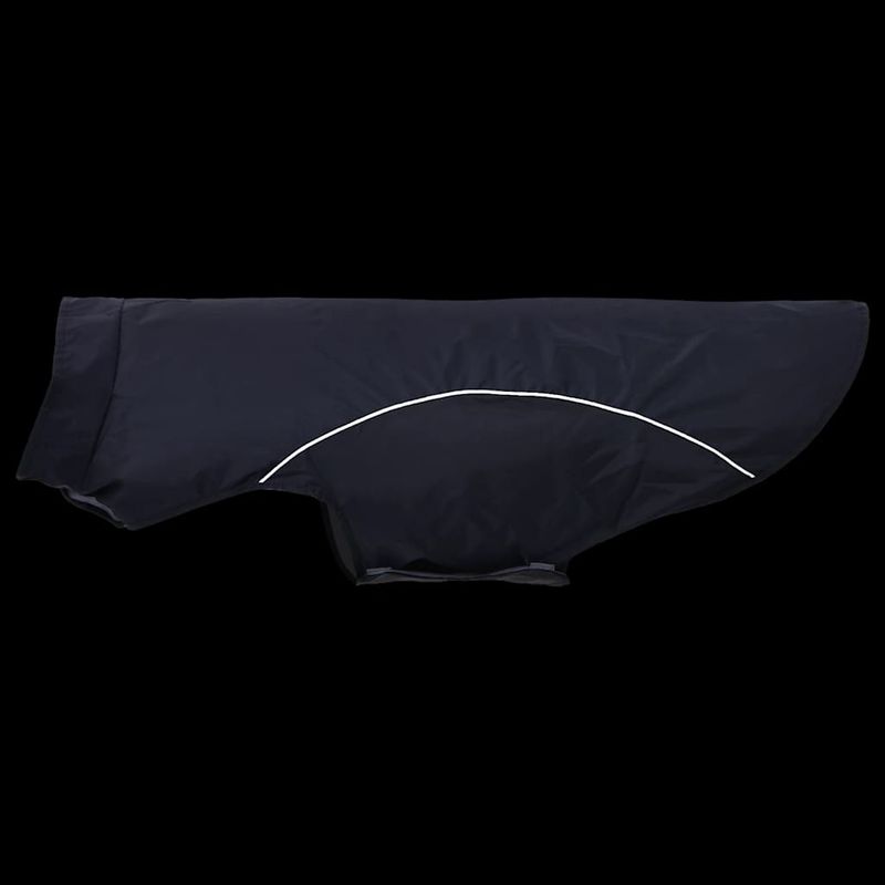 Petshop - Articole imbracaminte - Haine animale - Pelerina de ploaie pentru caini cu benzi reflectorizante 3XL, bleumarin - Infinity.ro