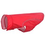 Petshop - Articole imbracaminte - Haine animale - Pelerina de ploaie pentru caini cu benzi reflectorizante 2XL, roșu - Infinity.ro