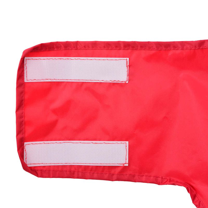 Petshop - Articole imbracaminte - Haine animale - Pelerina de ploaie pentru caini cu benzi reflectorizante 2XL, roșu - Infinity.ro