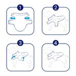 Petshop - Articole imbracaminte - Haine animale - Pelerina de ploaie pentru caini cu benzi reflectorizante 2XL, roșu - Infinity.ro