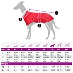 Petshop - Articole imbracaminte - Haine animale - Pelerina de ploaie pentru caini cu benzi reflectorizante 2XL, roșu - Infinity.ro