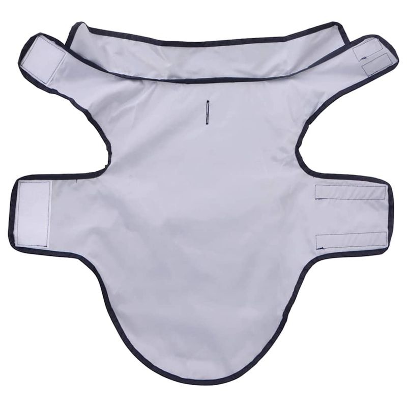 Petshop - Articole imbracaminte - Haine animale - Pelerina de ploaie pentru caini cu benzi reflectorizante XXS, bleumarin - Infinity.ro