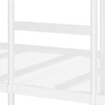 Casa si Gradina - Mobilier - Paturi si accesorii - Paturi - Pat supraetajat fara saltea alb 80x200 cm otel - Infinity.ro