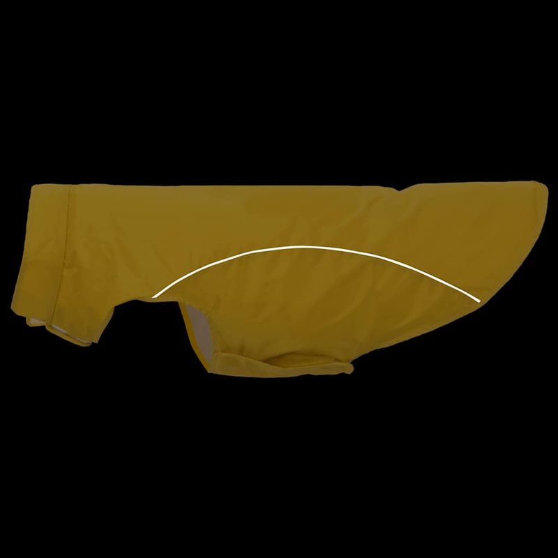 Petshop - Articole imbracaminte - Haine animale - Pelerina de ploaie pentru caini cu benzi reflectorizante 3XL, galben - Infinity.ro