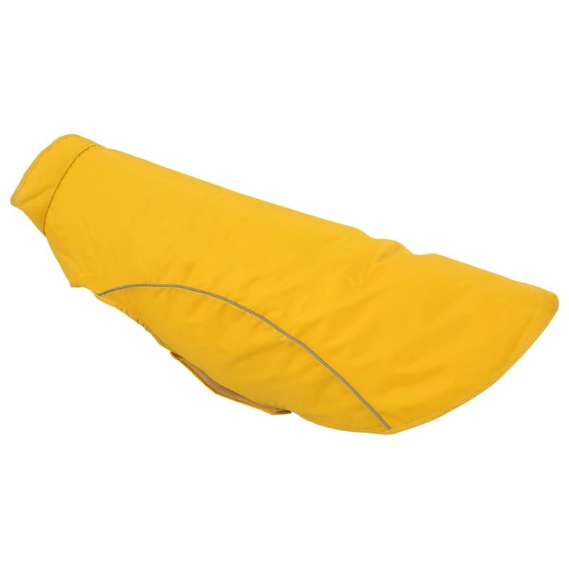 Petshop - Articole imbracaminte - Haine animale - Pelerina de ploaie pentru caini cu benzi reflectorizante 3XL, galben - Infinity.ro
