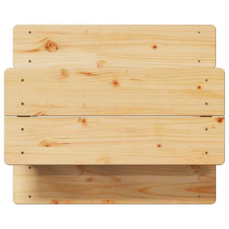 Casa si Gradina - Mobilier - Mese si birouri - Mese living - Masa pentru copii cu banci "IRUN" alb 90x79,5x50cm lemn masiv - Infinity.ro