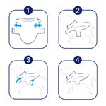 Petshop - Articole imbracaminte - Haine animale - Pelerina de ploaie pentru caini cu benzi reflectorizante XL, galben - Infinity.ro