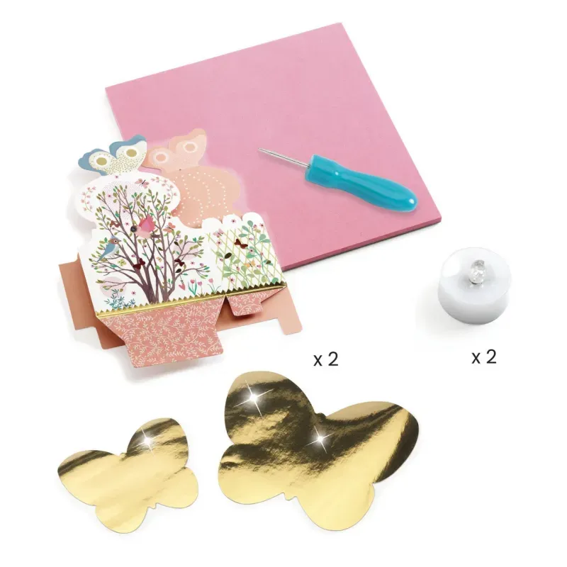Jucarii, Copii si Bebe - Jucarii si jocuri - Jucarii & jocuri educative - Seturi de artizanat - Joc creativ DIY felinar Lumini si umbre - Infinity.ro