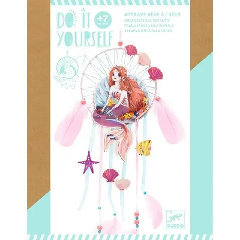 Jucarii, Copii si Bebe - Jucarii si jocuri - Jucarii & jocuri educative - Seturi de artizanat - Joc creativ DIY Dreamcatcher sirena - Infinity.ro