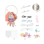 Jucarii, Copii si Bebe - Jucarii si jocuri - Jucarii & jocuri educative - Seturi de artizanat - Joc creativ DIY Dreamcatcher sirena - Infinity.ro